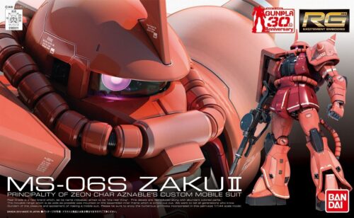 RG 1/144 #02 Zaku II Char Aznable Custom - obrazek 13