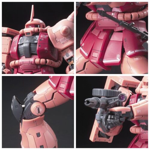 RG 1/144 #02 Zaku II Char Aznable Custom - obrazek 12