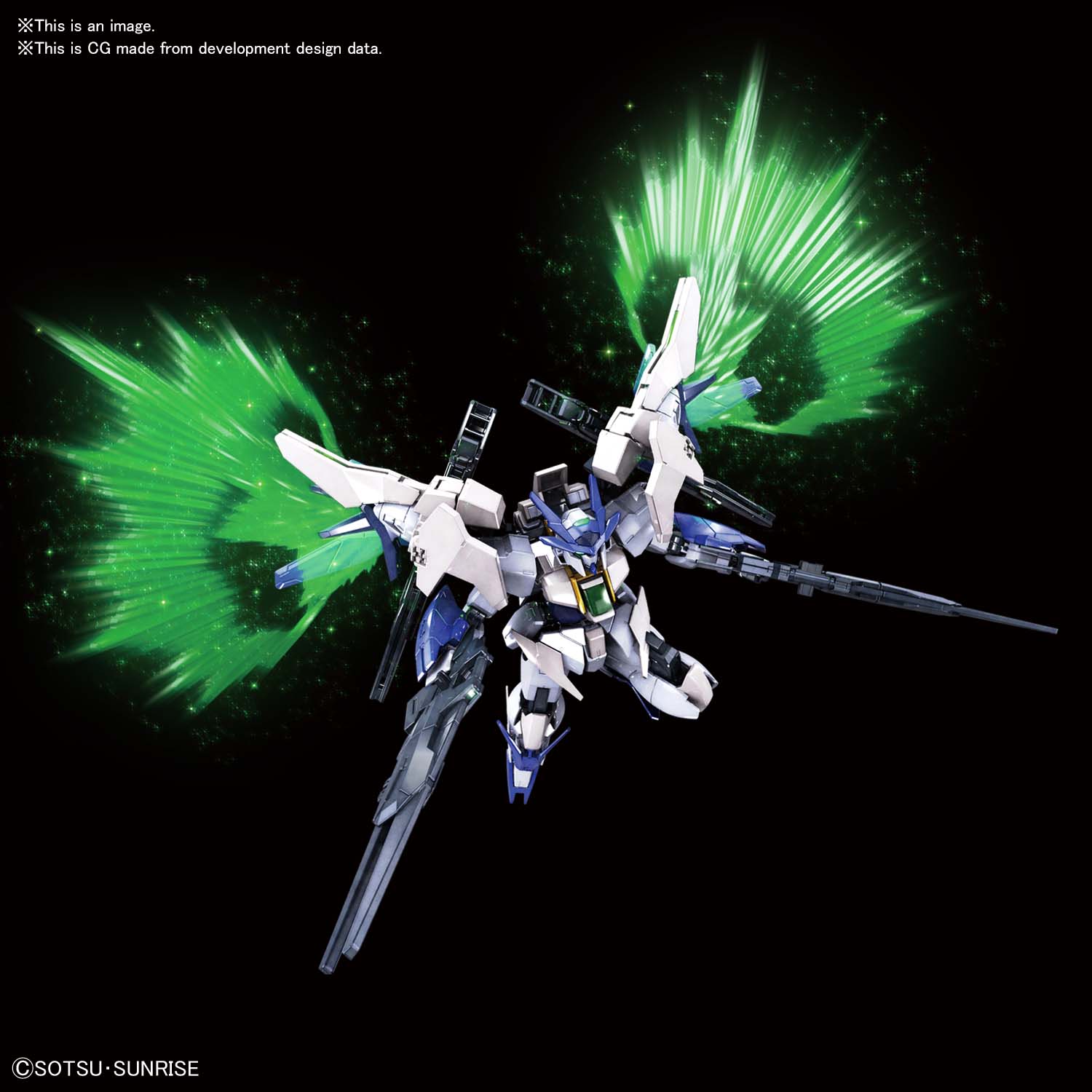 HGBD:R 1/144 #39 Gundam 00 Sky Moebius - obrazek 6