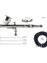 Aerograf Fine Art FA-180AK typ 7770 0.2, 0.3, 0.5 mm