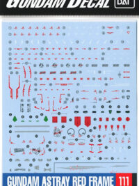 Gundam Decal 111 RG 1/144 Gundam Astray Red Frame