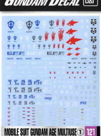 Gundam Decal 121 Mobile Suit Gundam AGE Multiuse 1
