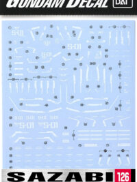 Gundam Decal 126 RG 1/144 Sazabi
