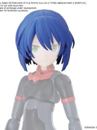 30MS Option Hair Style Parts Vol.2 - Medium Hair 2 (Purple 1)