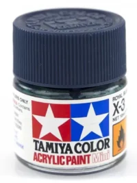 Tamiya 81503 - Farba akrylowa - X-3 Royal Blue gloss/ 10ml