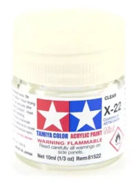 Tamiya 81522 - Farba akrylowa - X-22 Clear gloss / 10ml