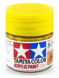 Tamiya 81524 - Farba akrylowa - X-24 Clear Yellow gloss / 10ml