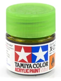 Tamiya 81525 - Farba akrylowa - X-25 Clear Green gloss / 10ml