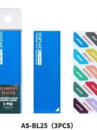 DSPIAE AS-BL25 Aluminum Alloy Sanding  Board Blue 3PCS