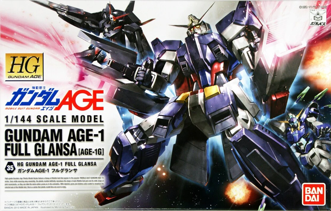 HGAGE 1/144 #35 Gundam AGE-1 Full Glansa - obrazek 3