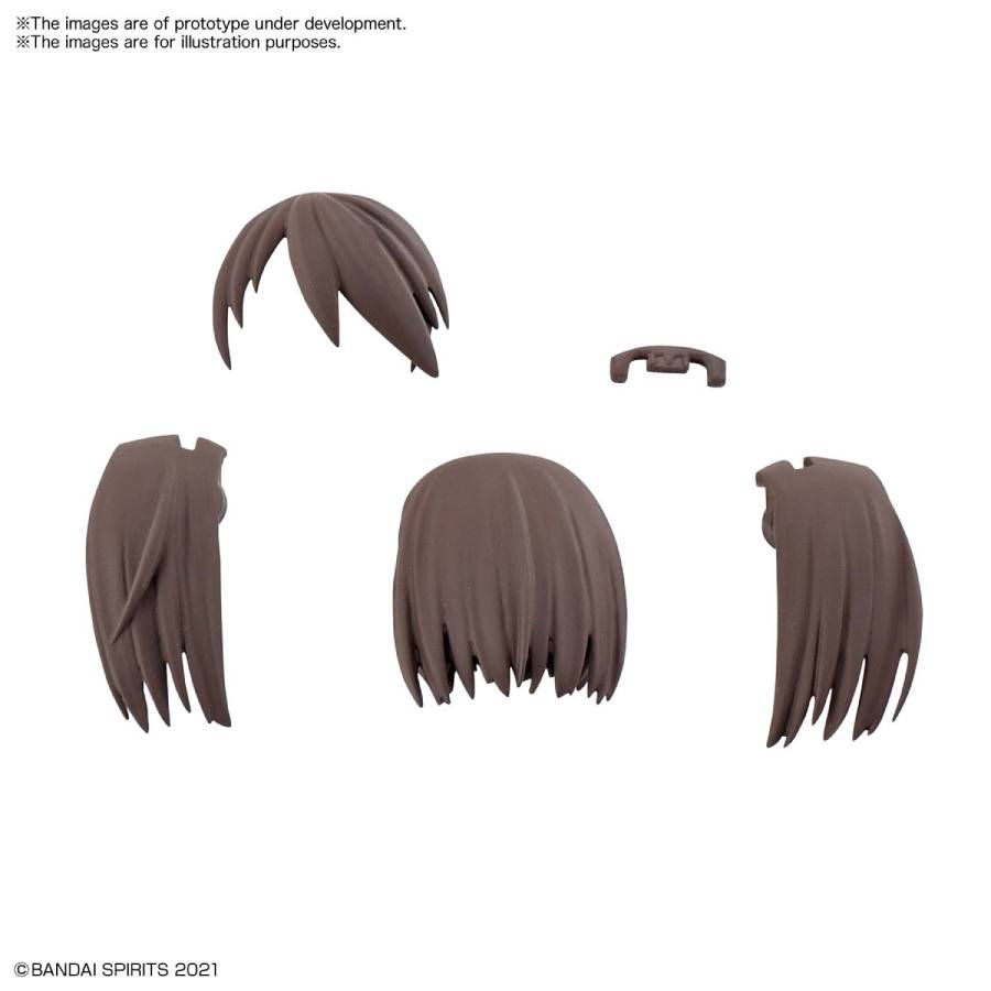 30MS Option Hair Style Parts Vol.2 - Medium Hair 1 (Brown 1) - obrazek 2