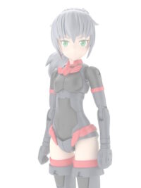 30MS Option Hair Style Parts Vol.7 - Ponytail Hair 5 [White 1]